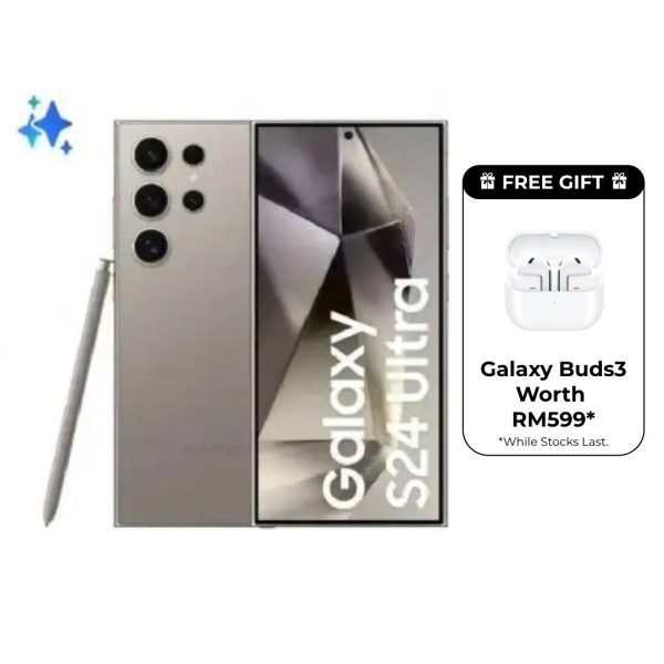 SAMSUNG Galaxy S24 Ultra 5G AI Smartphone 200MP Camera with S Pen