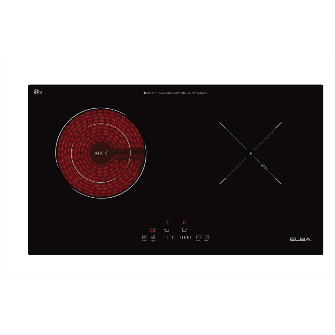 Built-in Combi Induction Ceramic Hob Dual Cooking Zones - Image 2