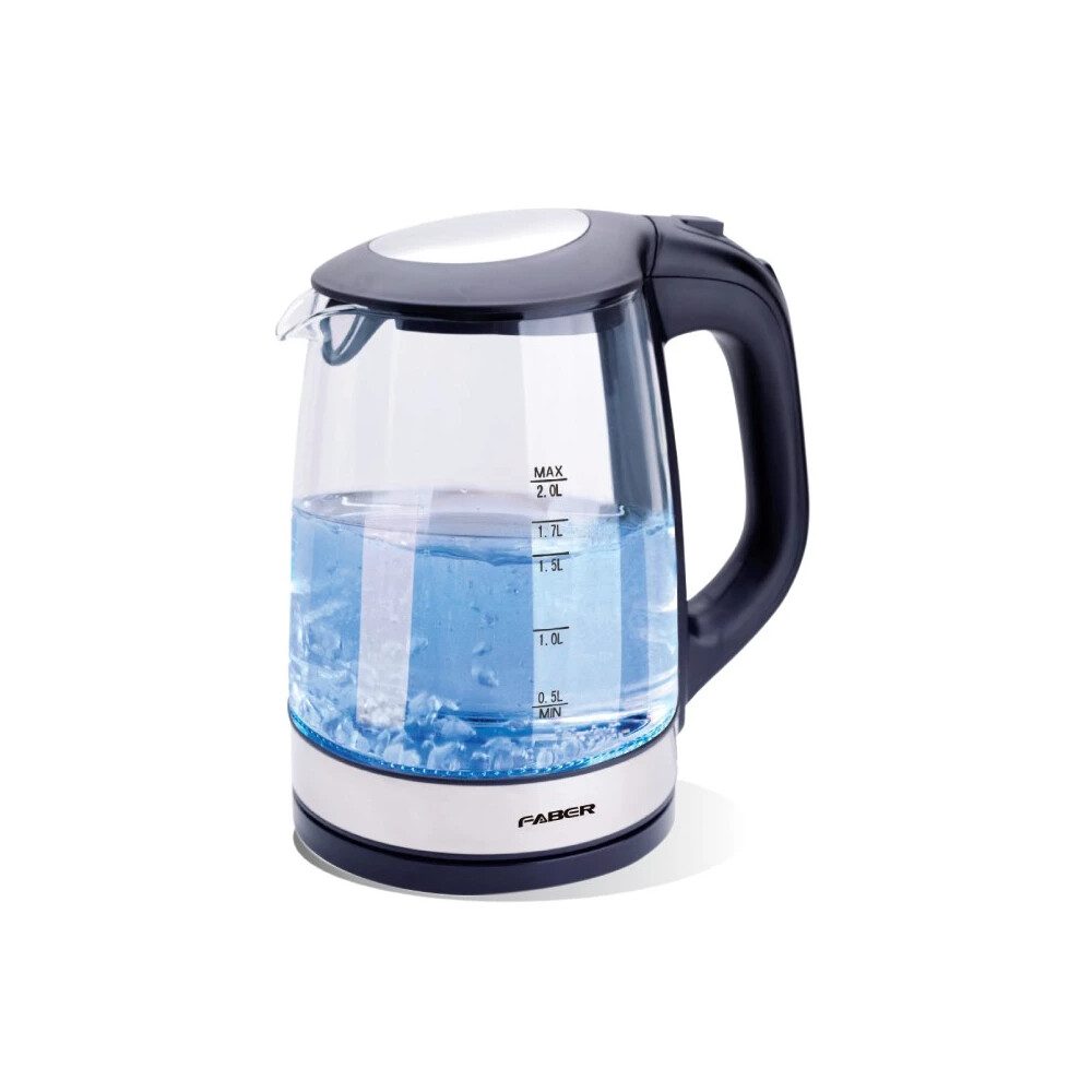 Cristallo 1.8L Glass Kettle FCK180BK - Image 2