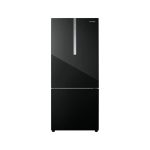 465L Inverter 2-Door Bottom Freezer Refrigerator with Black Glass Door NRBX471WGKM