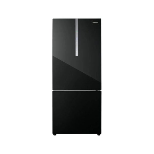 465L Inverter 2-Door Bottom Freezer Refrigerator with Black Glass Door NRBX471WGKM