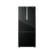 465L Inverter 2-Door Bottom Freezer Refrigerator with Black Glass Door NRBX471WGKM