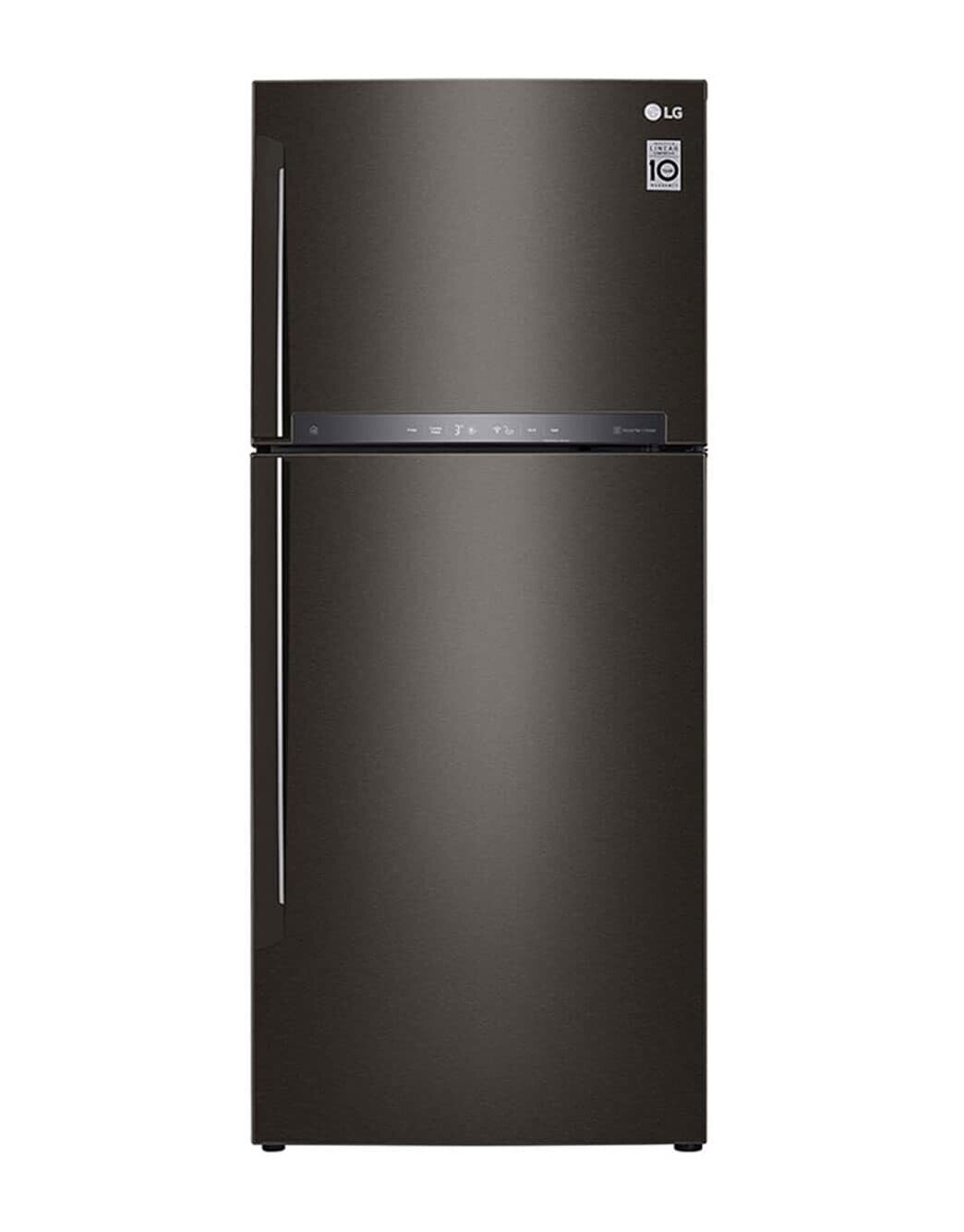 437L Top Freezer Fridge n Black Metal Finish - Image 2