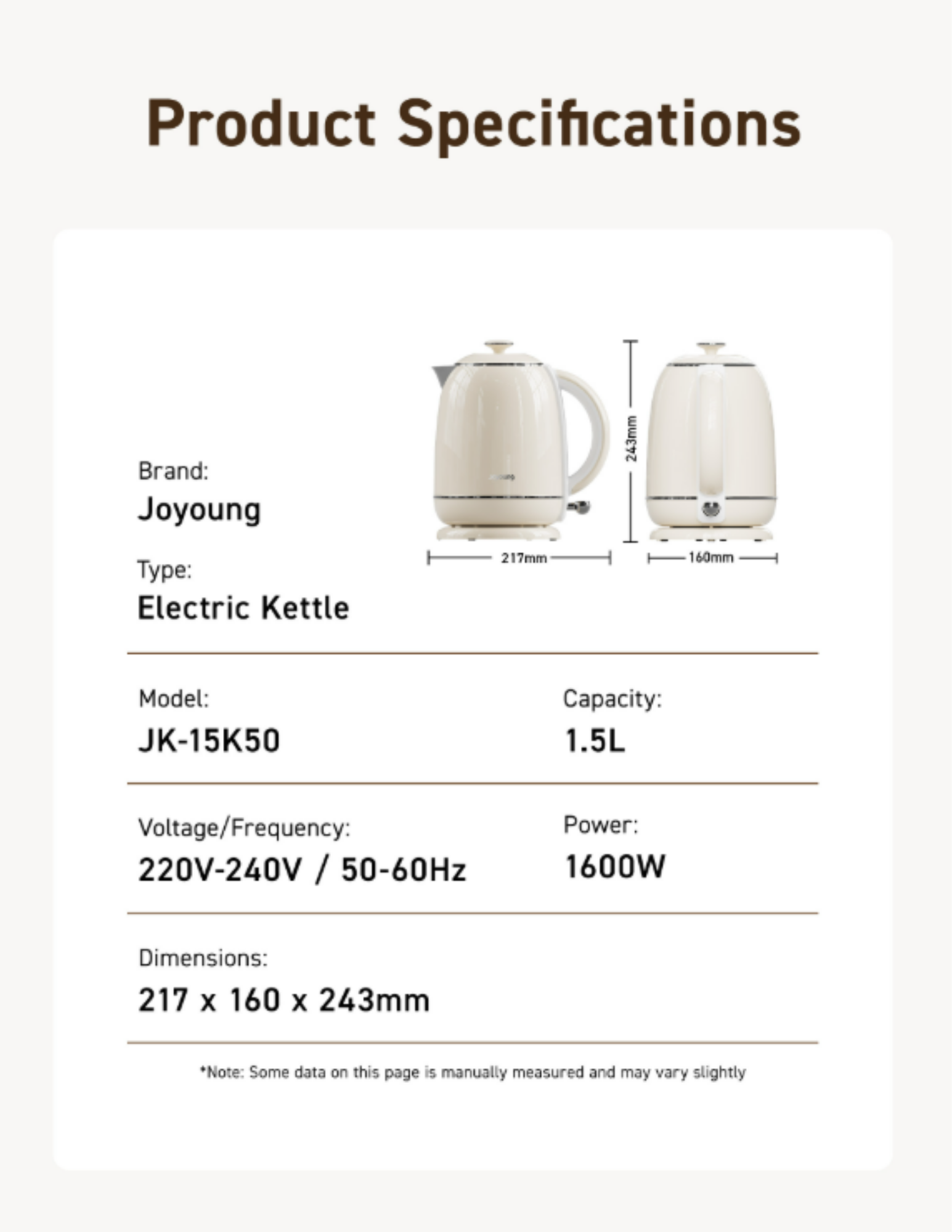 Joyoung Kettle