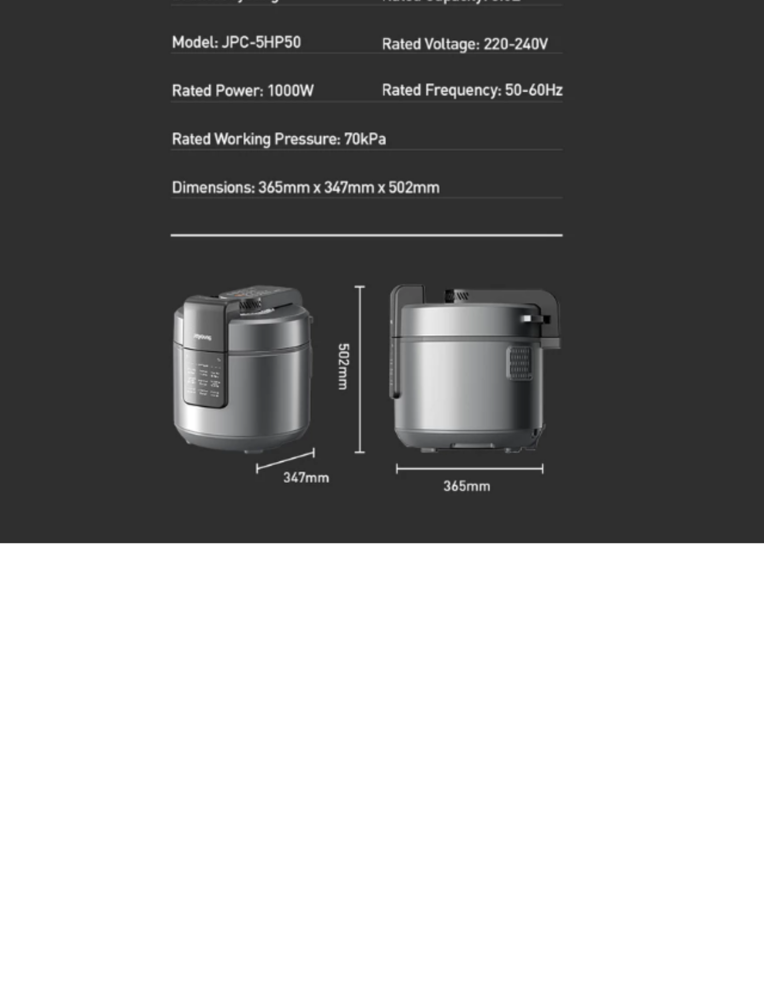 Joyoung Pressure Cooker