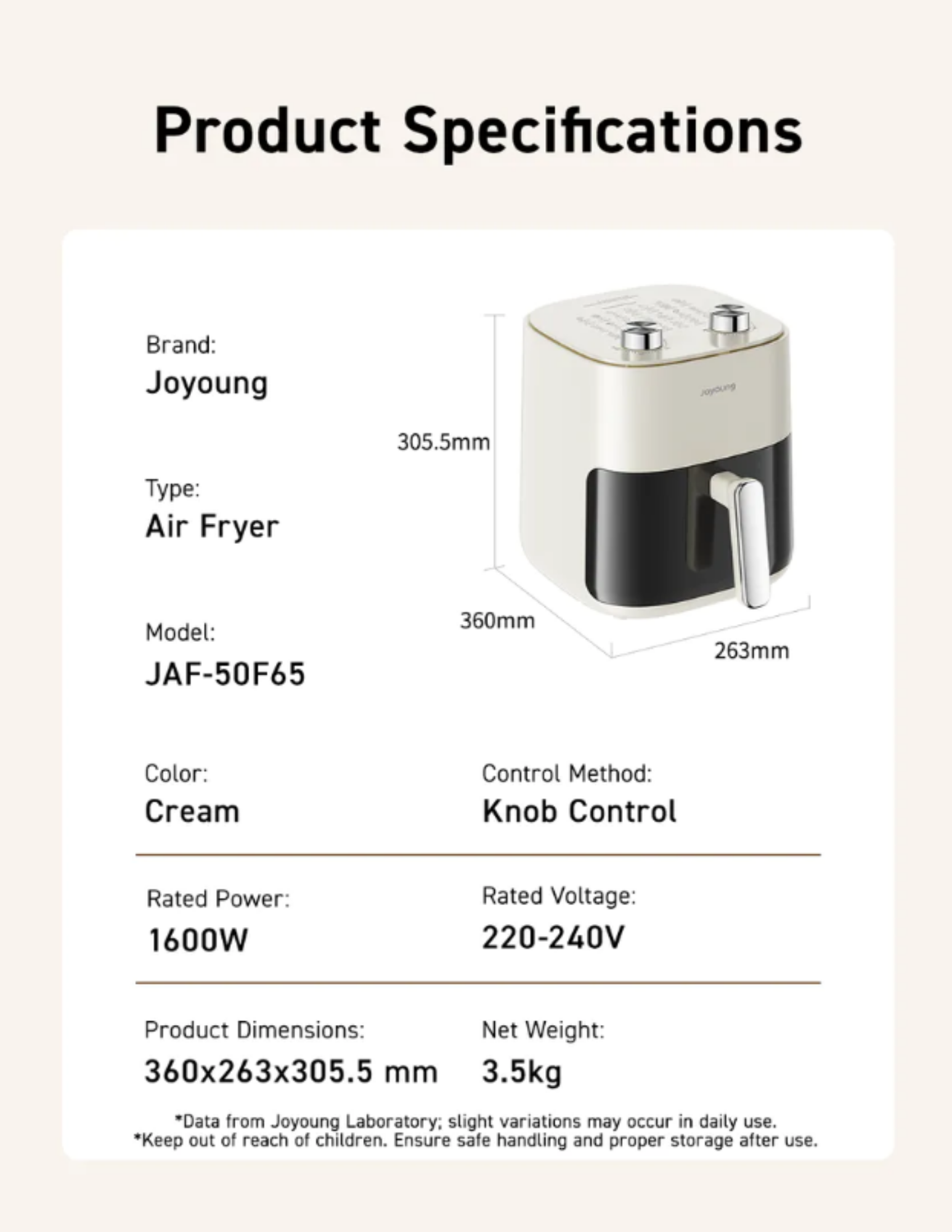Joyoung Air Fryer