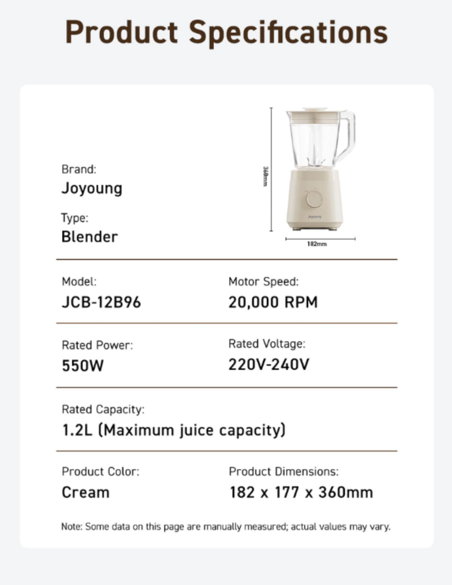 Joyoung Blender