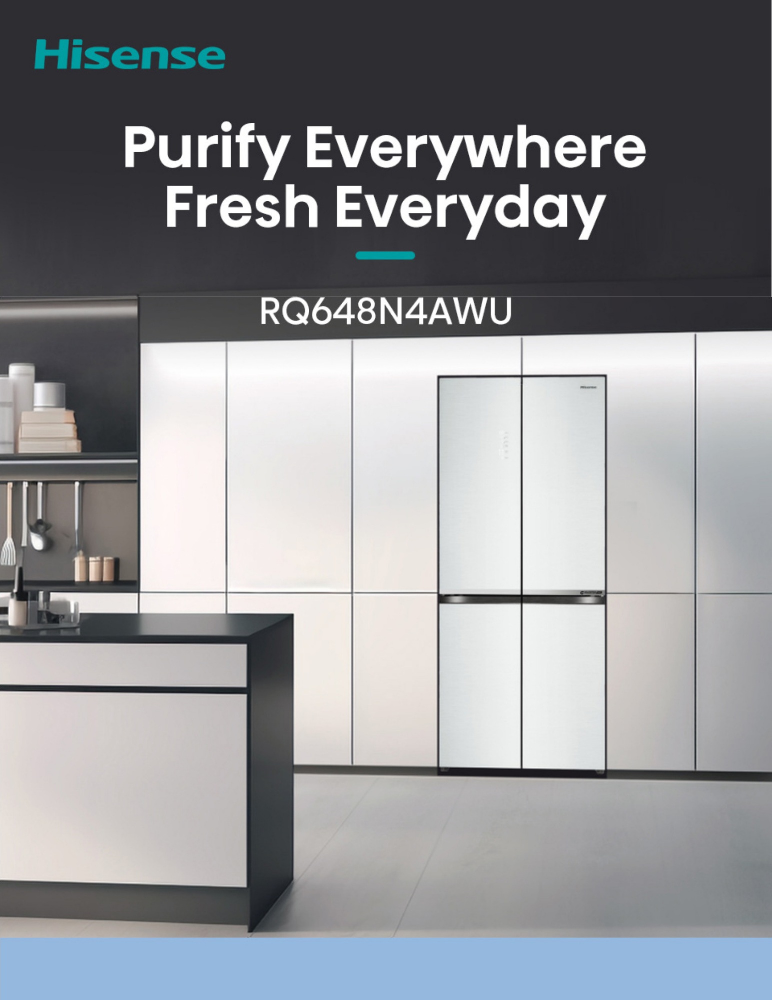 Hisense refrigerator premium panel design