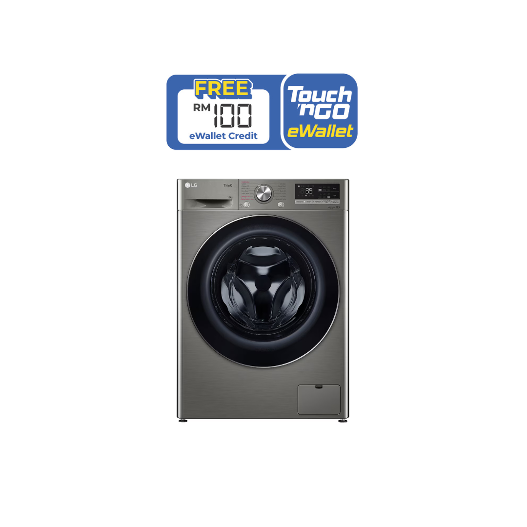 12kg Front Load Washer with AI Direct Drive and TurboWash 360 - Image 2