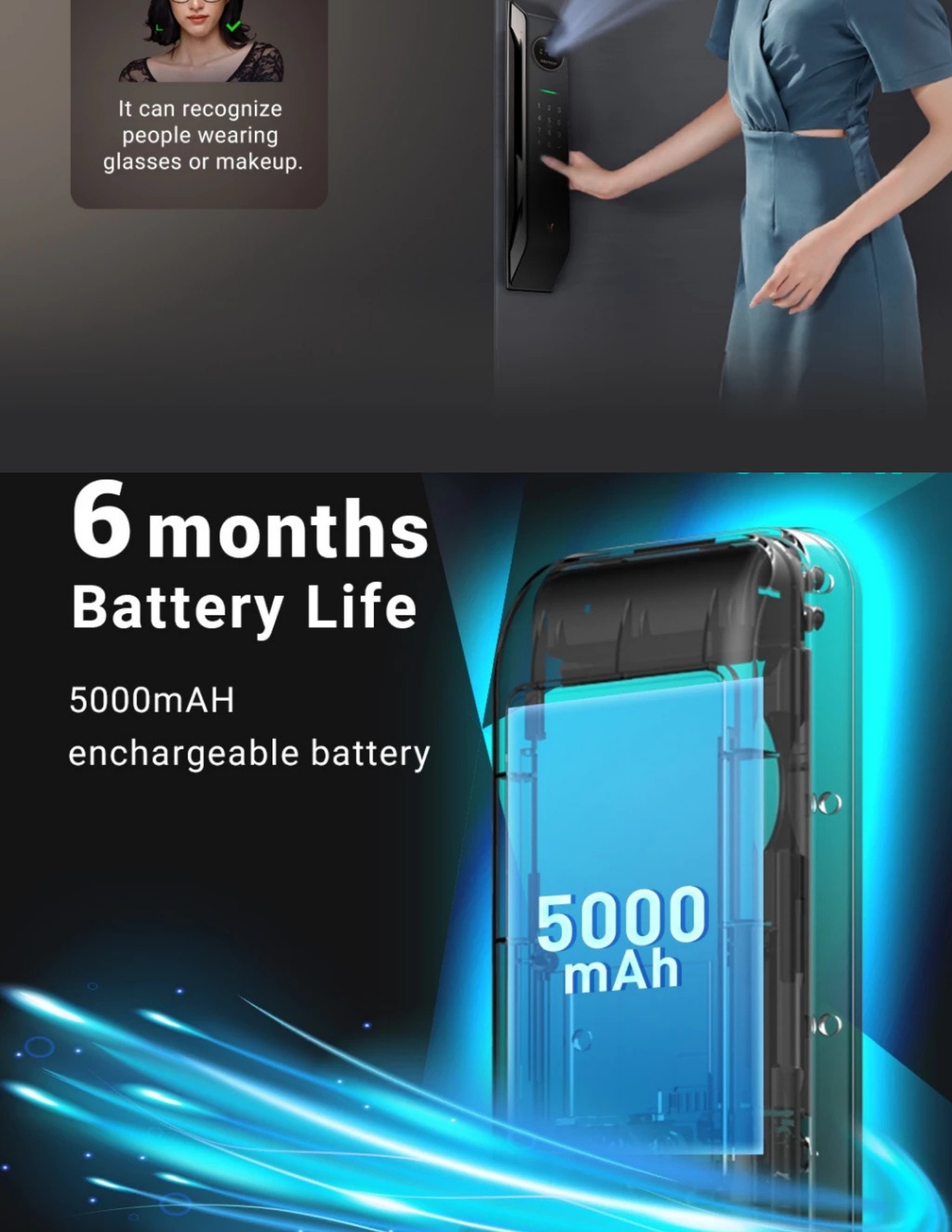 6 months battery life