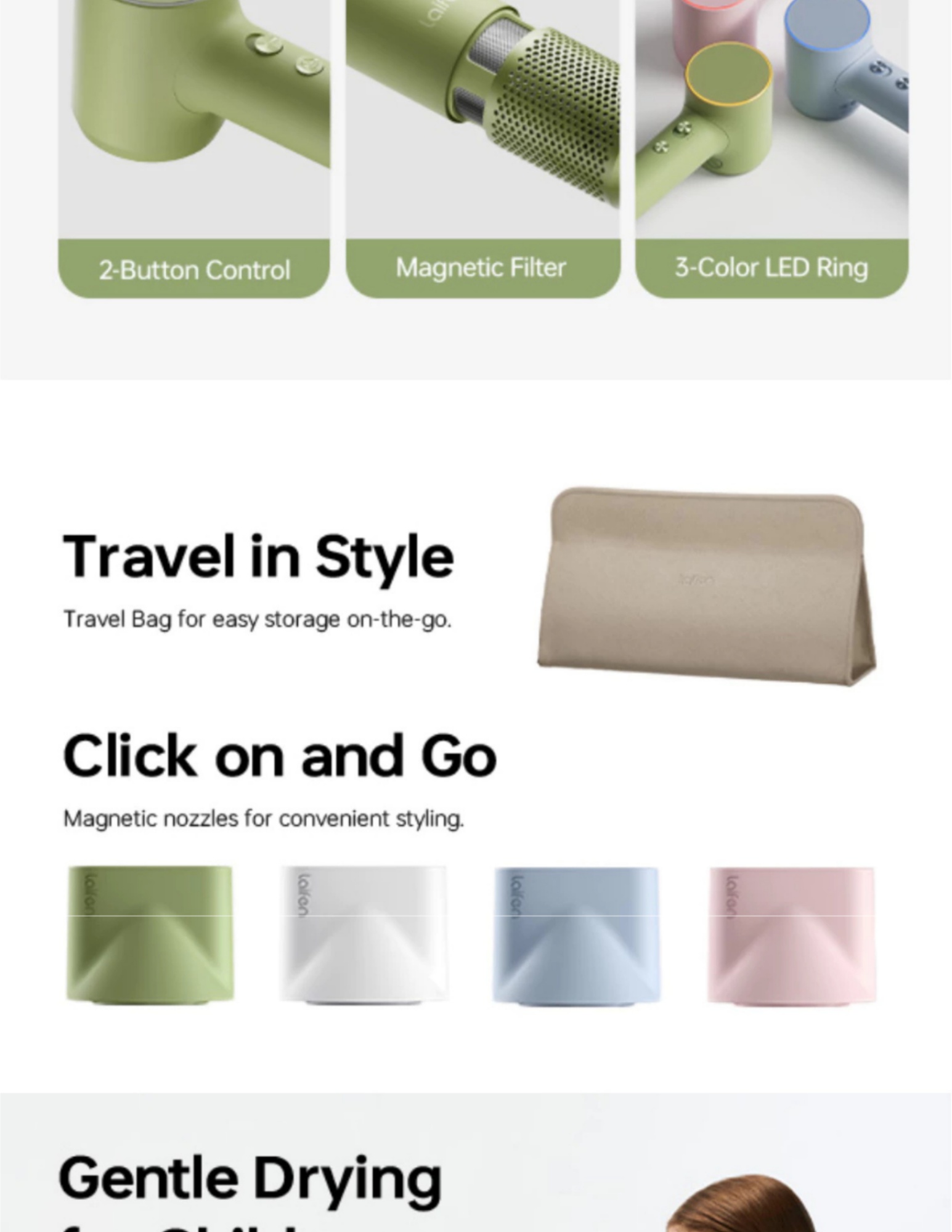 Laifen Mini packaging contents and storage accessories