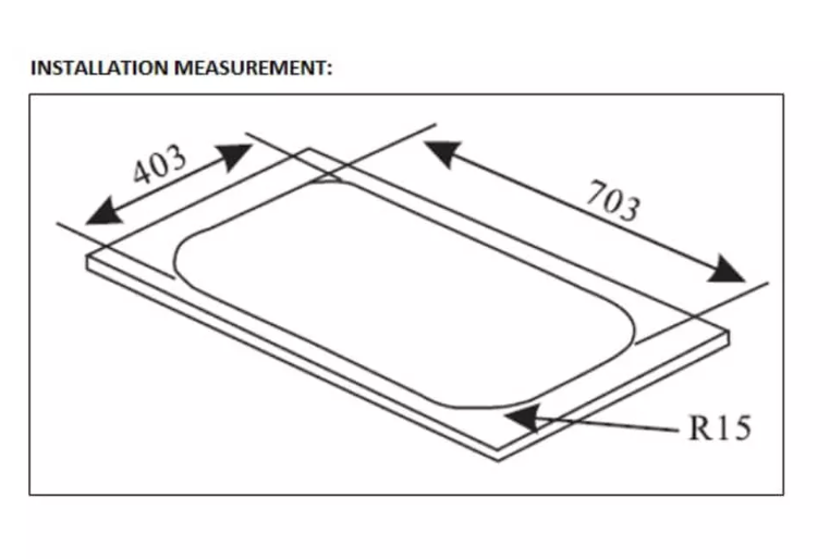 FGH VITTO 2B/76 Black Glass Hob - Image 3