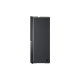 655L Side by Side Fridge in Matte Black Finish - Image 6