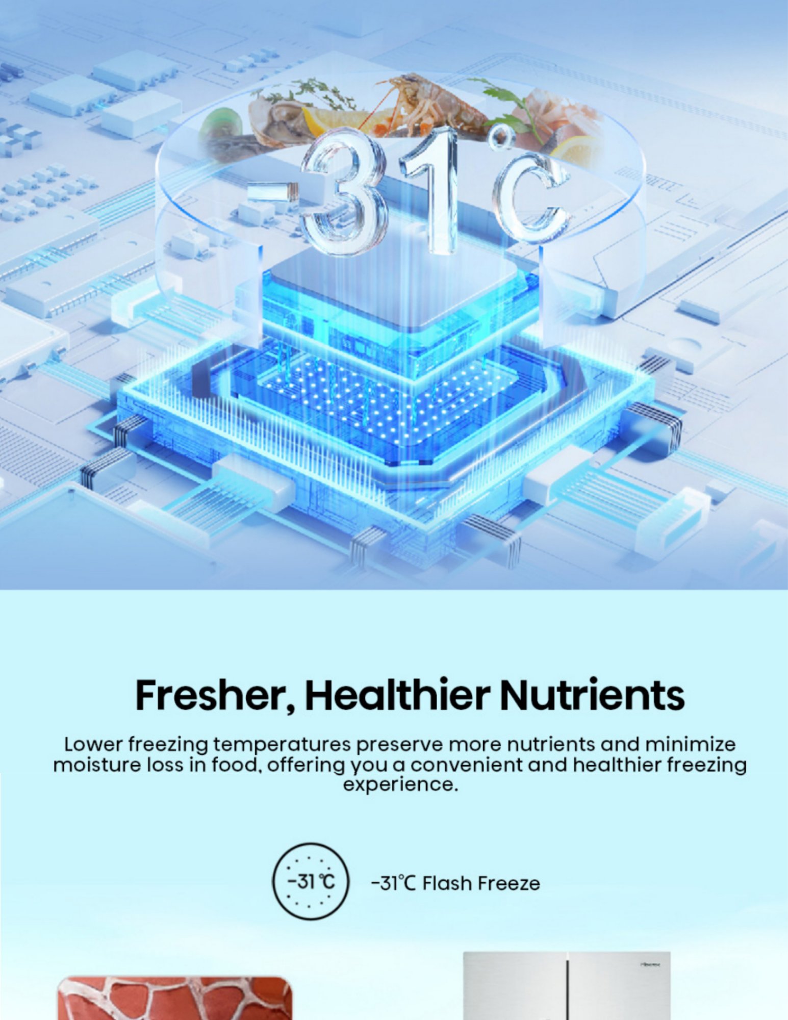 All zone active hygiene pro ion purification refrigerator