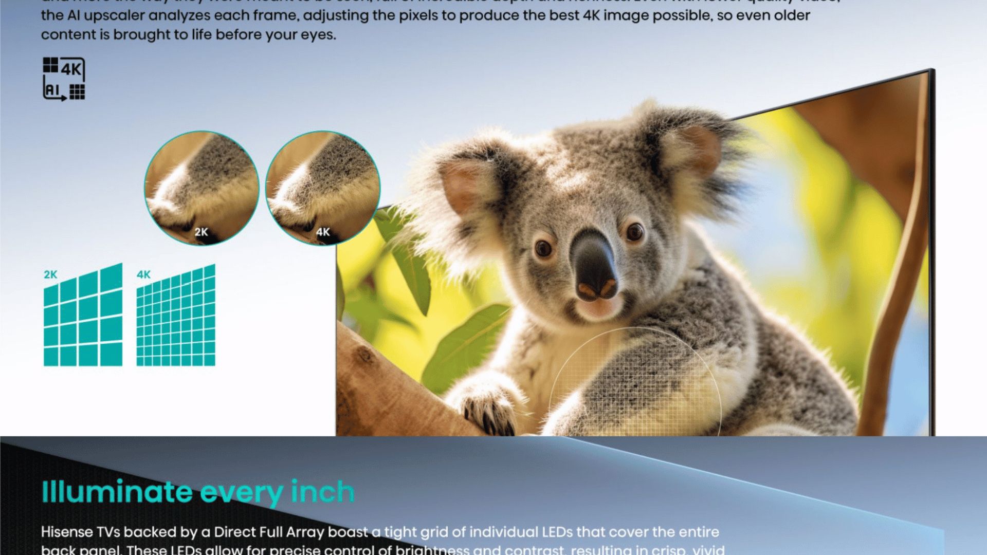 Illuminate every inch