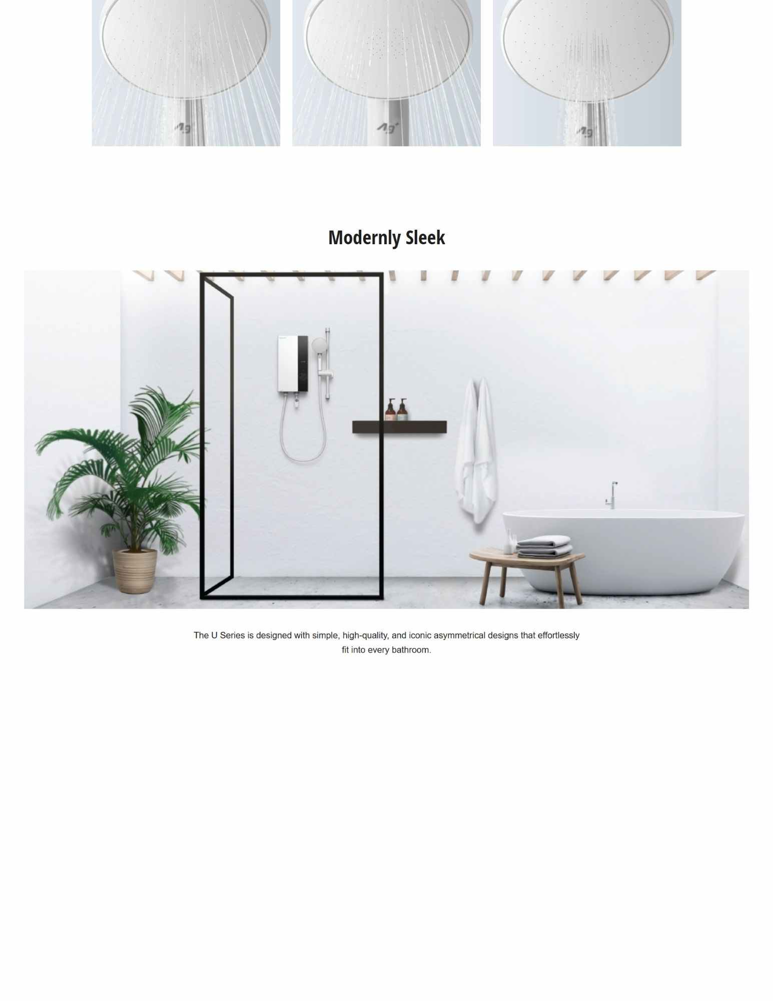 Man and woman enjoying a personalized shower.