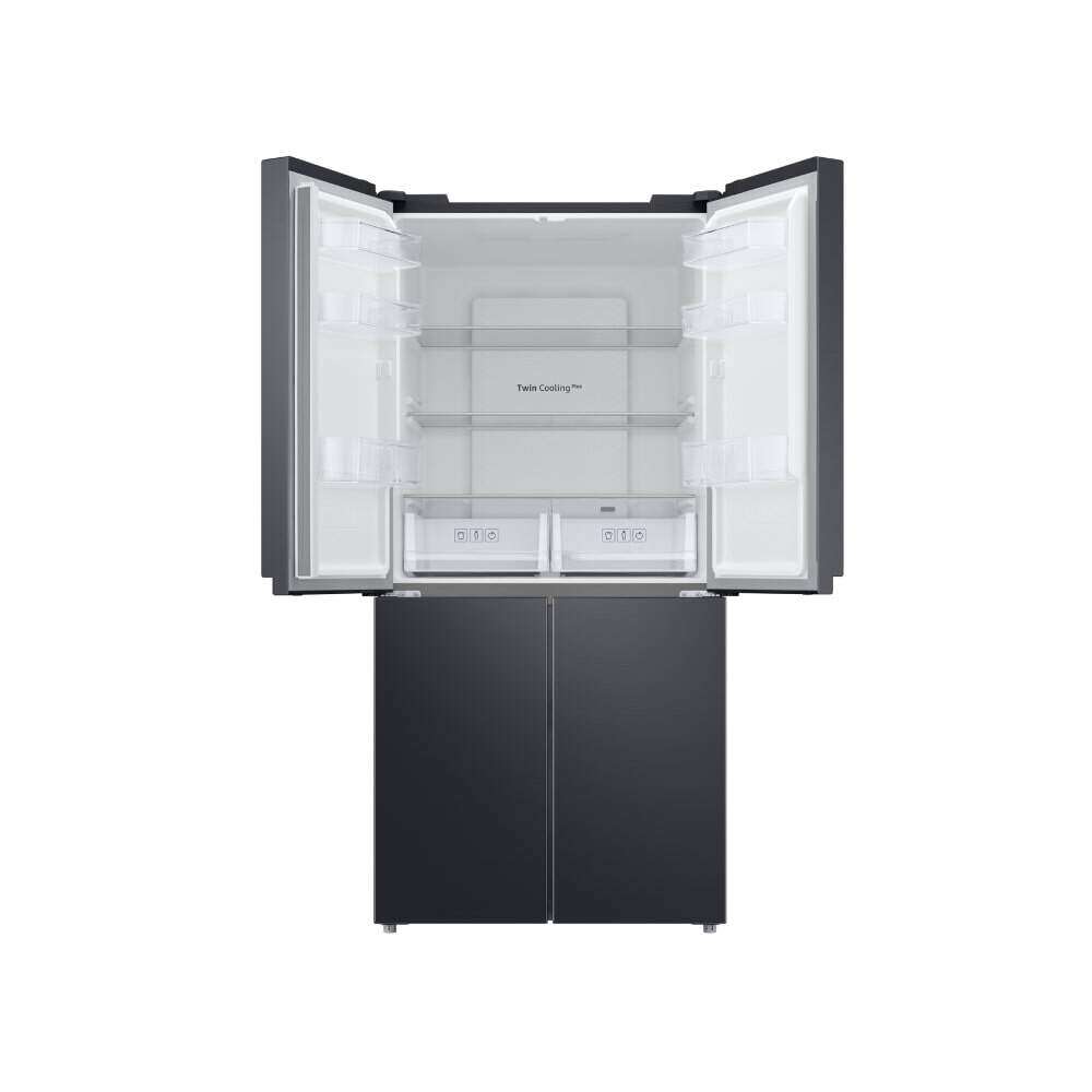511L French Door Fridge with Twin Cooling Plus Gentle Black Matt RF48A4000B4 - Image 3