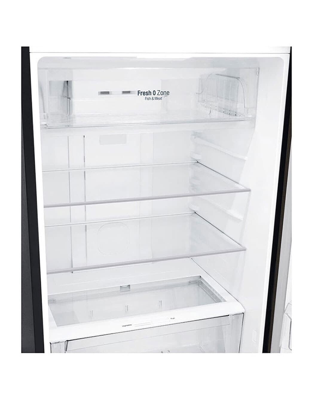 437L Top Freezer Fridge n Black Metal Finish - Image 5