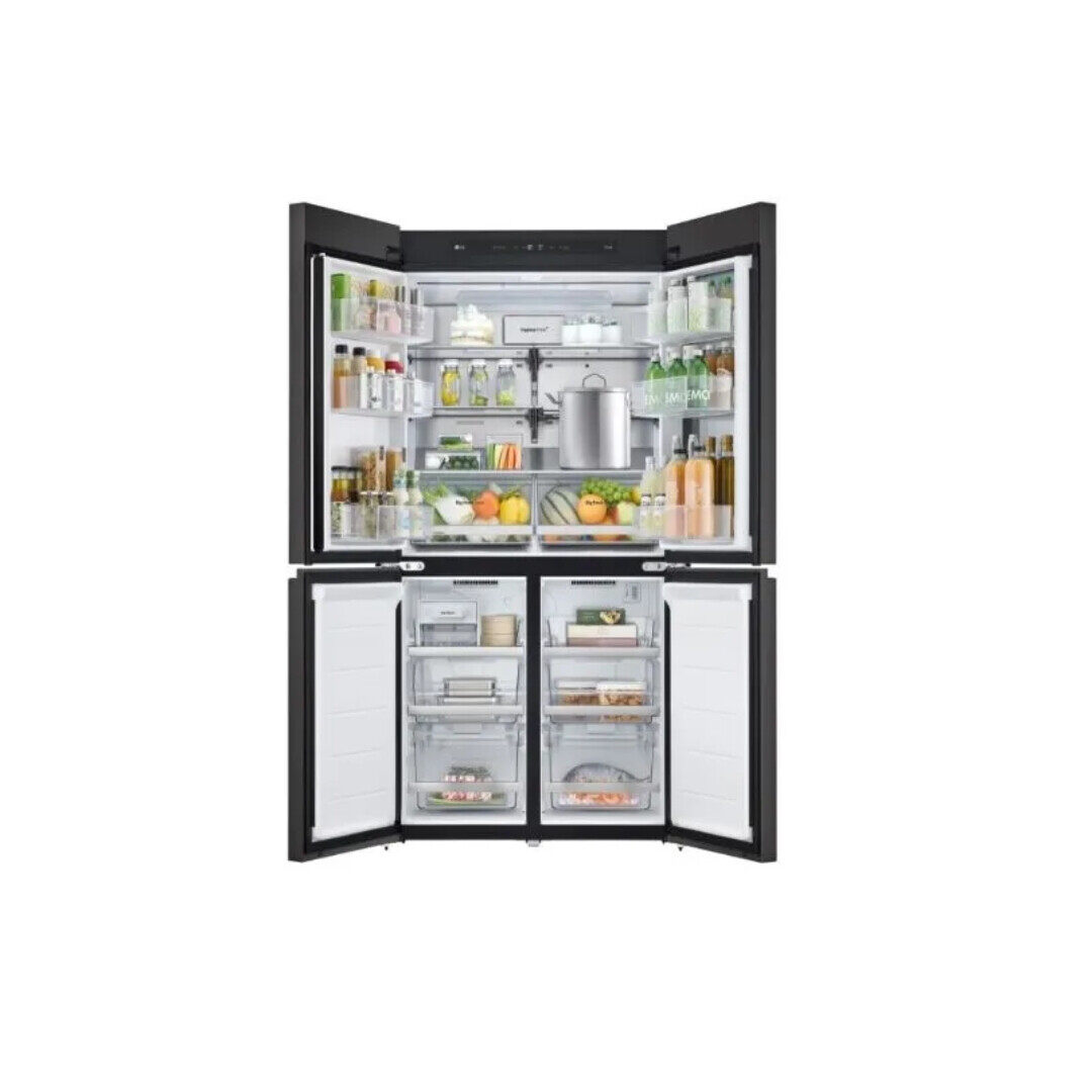 617L Slim French Door Fridge with InstaView DoorinDoor Mint & Beige Finish - Image 6