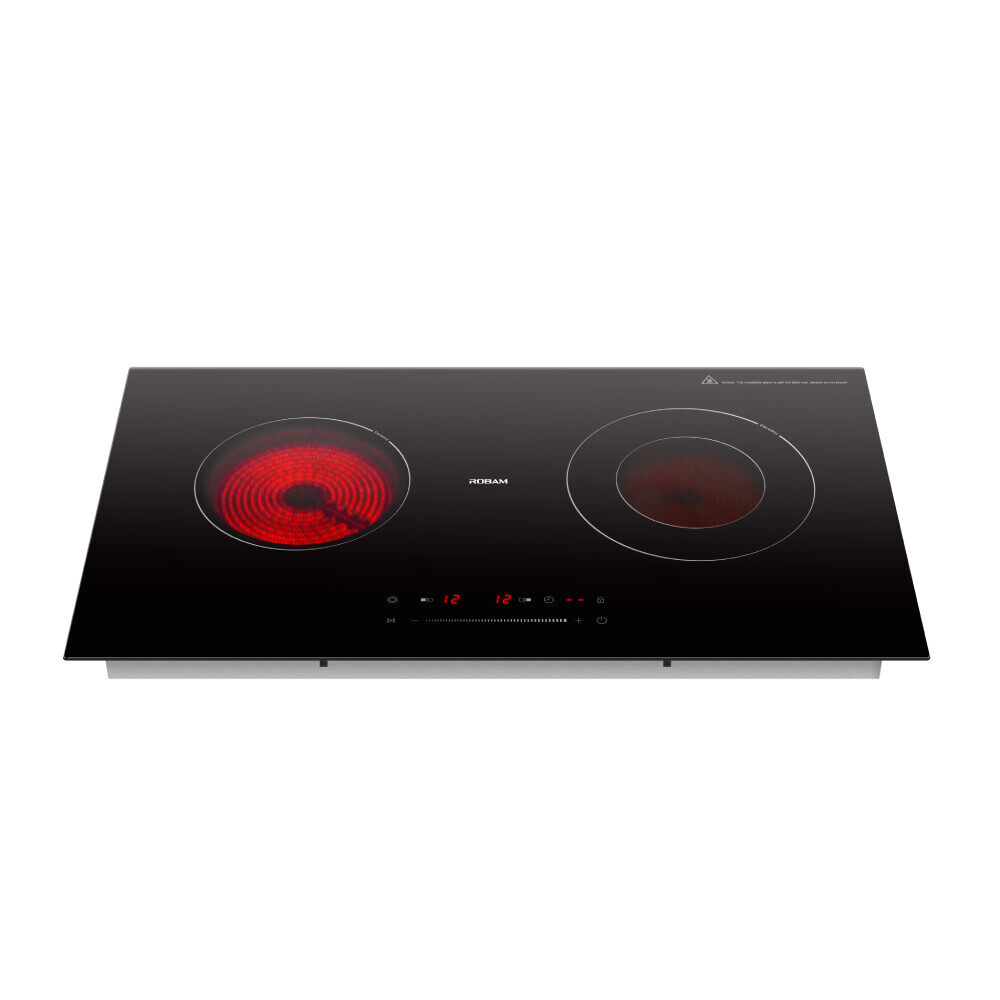 Electric Hob with 2 Ceramic Cooking Zone SRB-7W2H00 - Image 4