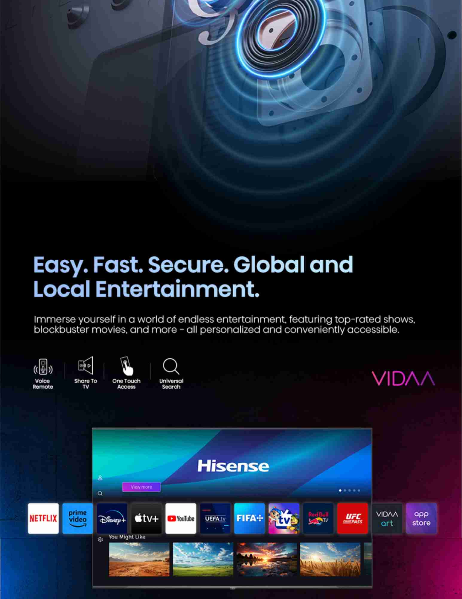 Easy, Fast, Secure, Global and Entertaiment