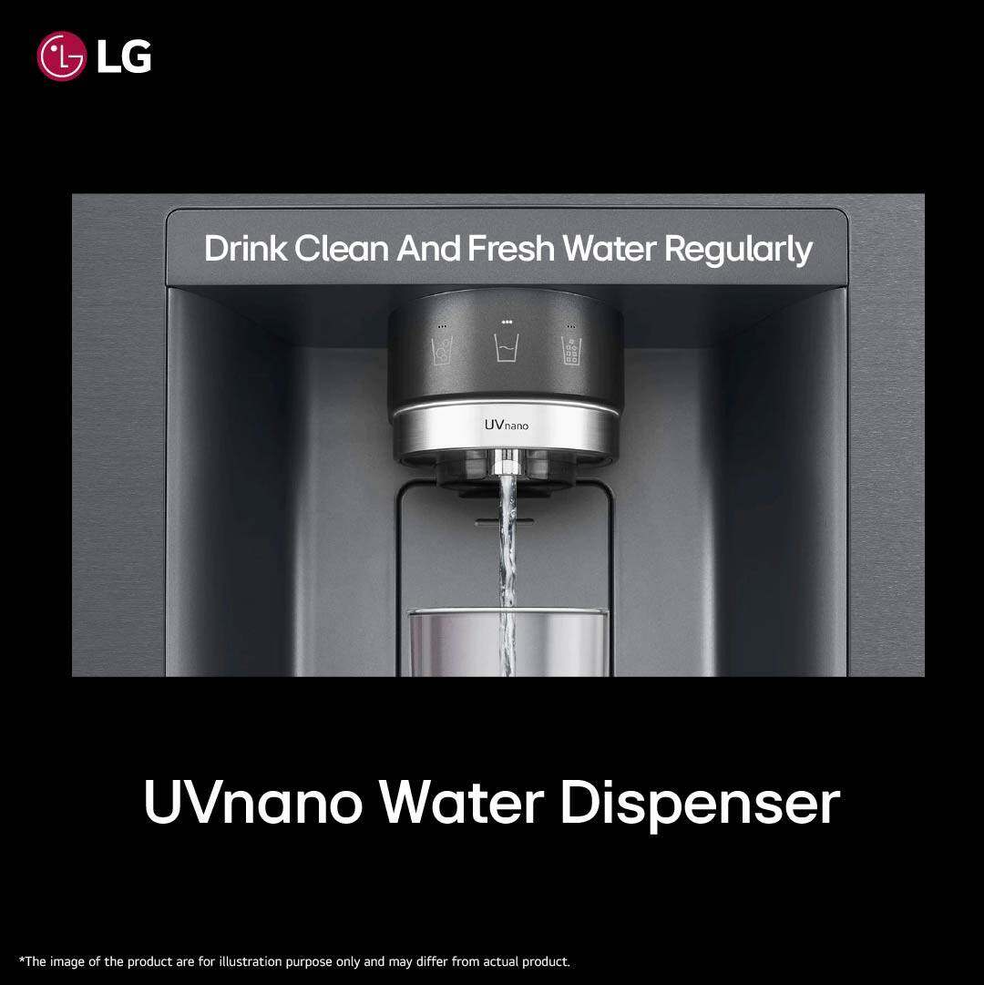 674L SidebySide Refrigerator with InstaView DoorinDoor UVnano Water Dispenser - Image 5