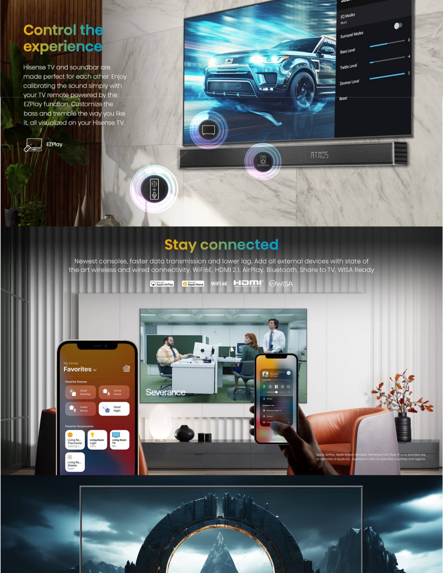 Mini-LED Pro backlight for precise brightness and contrast