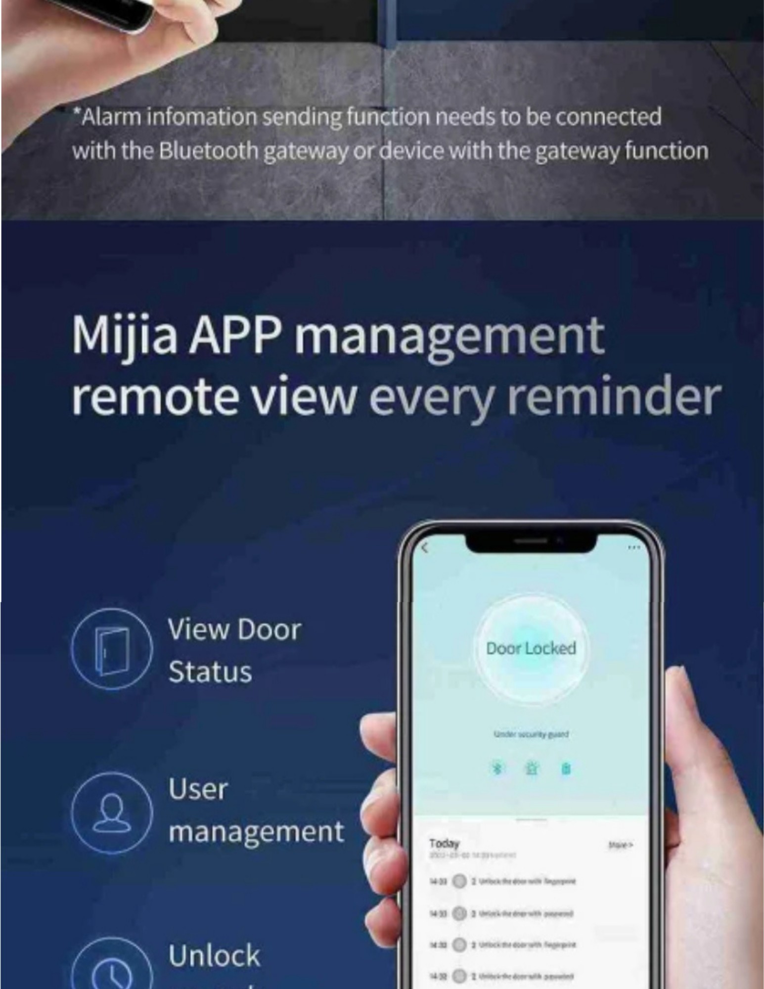 MIJIA App management remote view every reminder