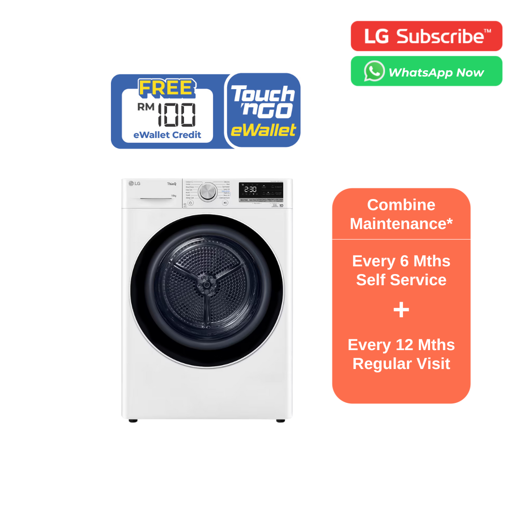 10kg Dual Inverter Heat Pump™Dryer with Auto Cleaning Condenser - Image 2