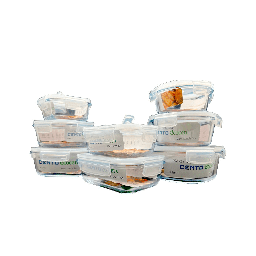 Ecocen Glasslock Food Storage 8in1 CT-ECOGS181MIX - Image 3