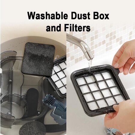 1600W Cyclone Bagless Canister Vacuum Cleaner MC-CL601AV47 - Image 6