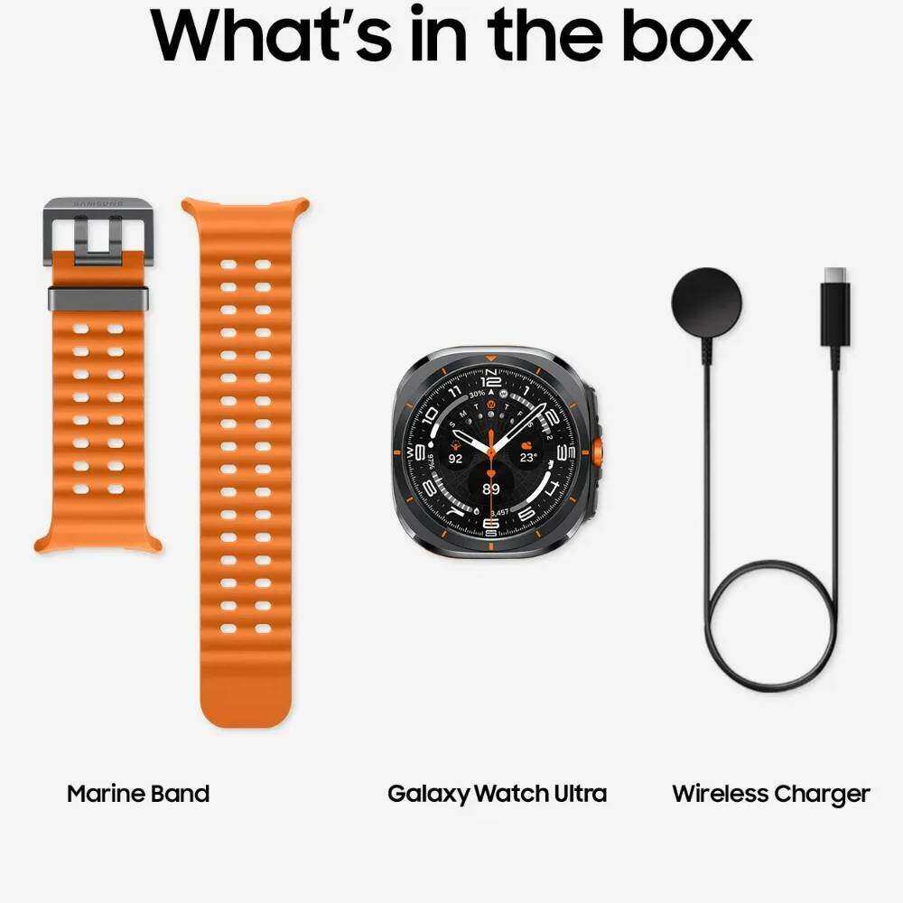 Samsung Galaxy Watch Ultra LTE 47mm, Titanium Smartwatch, AI tracker, 10 ATM Water Resistance, Dual Frequency GPS - Image 8