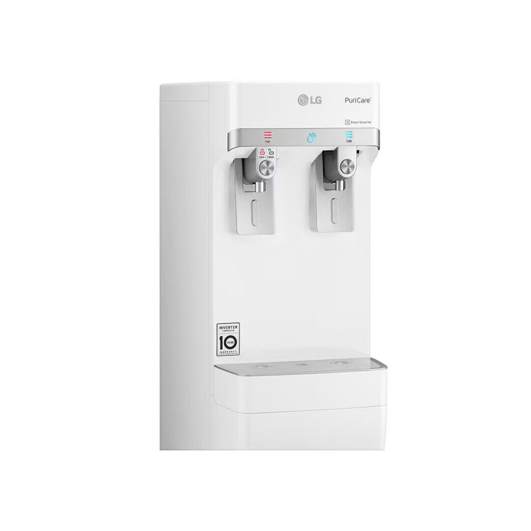 PuriCare Slim Stand Water Purifier with Tankless Cold Water & Big Hot Water Capacity White (2 Year Regular Visit) - Image 6