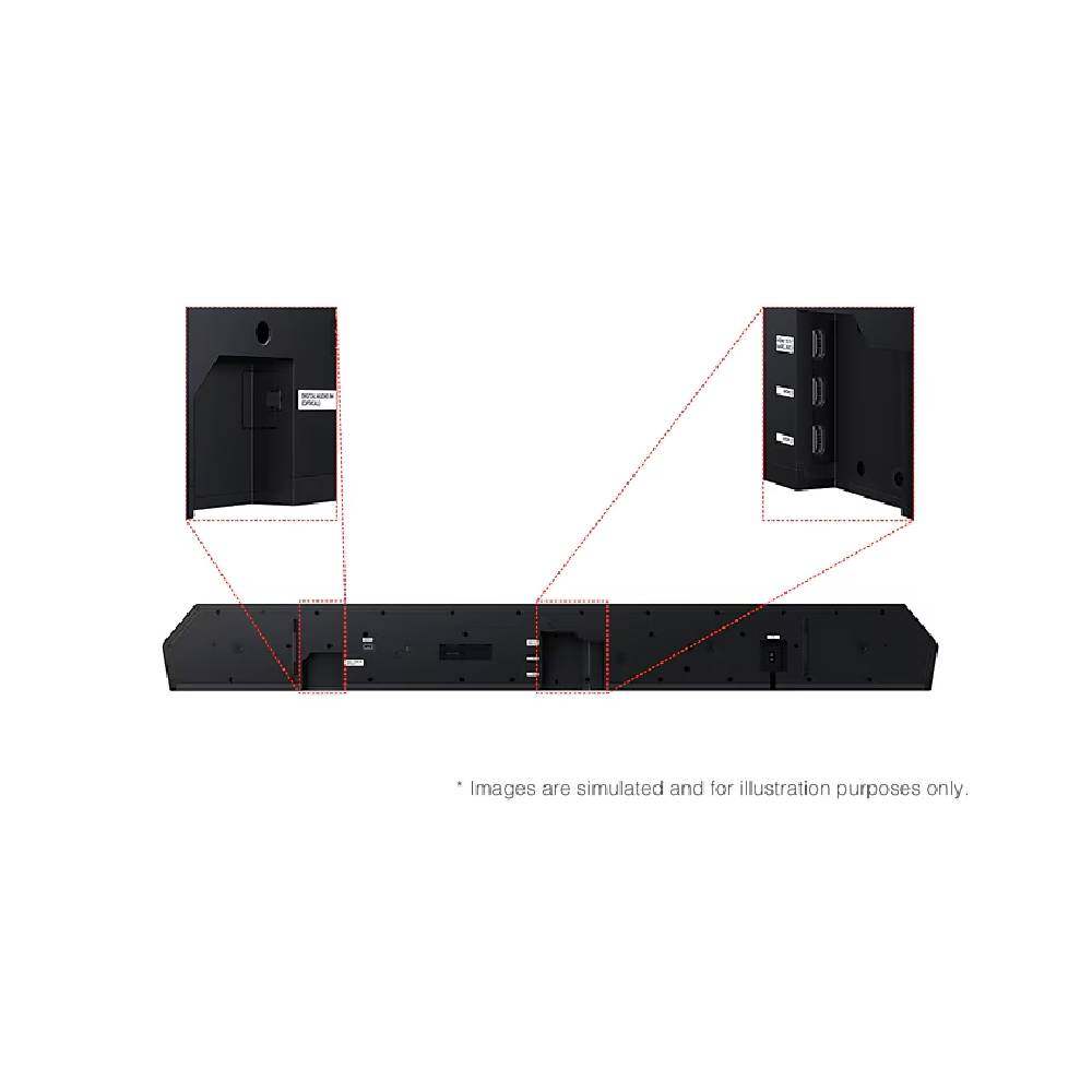11.1.4ch Q-series Soundbar Subwoofer & Rear Speaker - Image 4