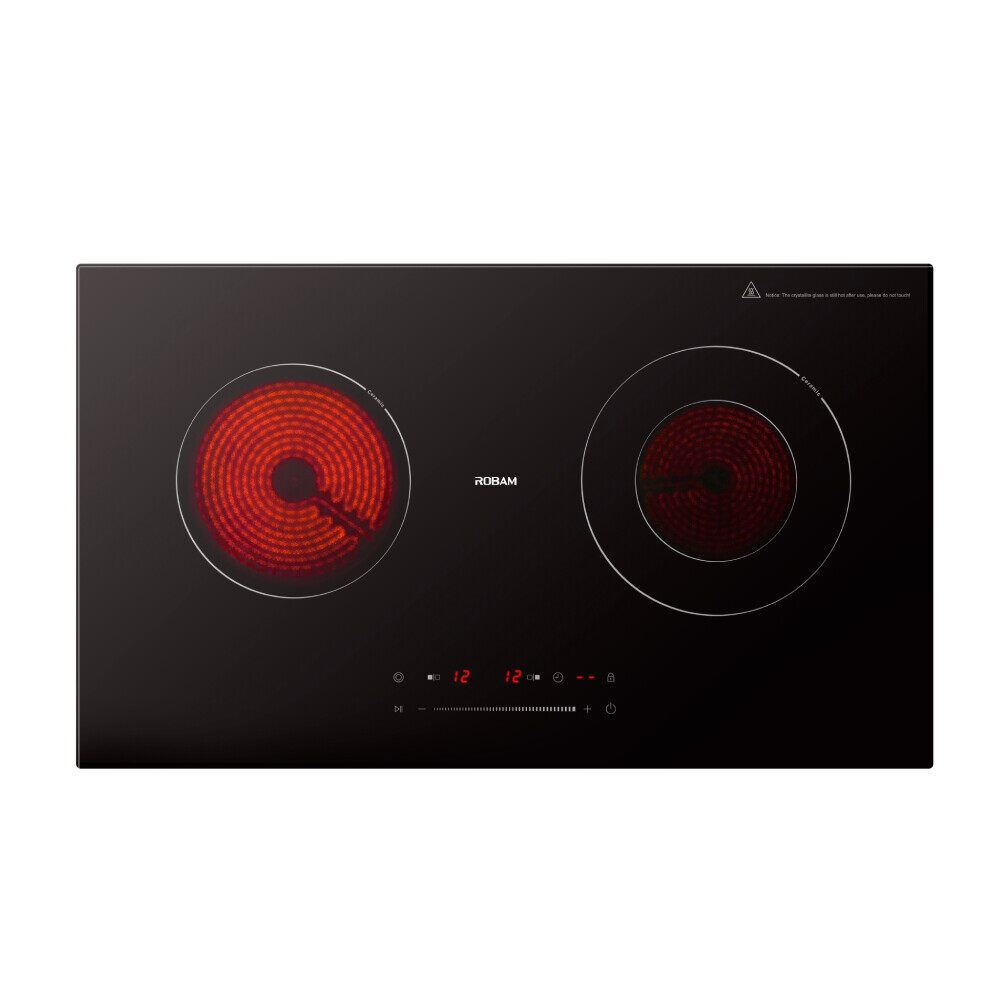 Electric Hob with 2 Ceramic Cooking Zone SRB-7W2H00 - Image 3