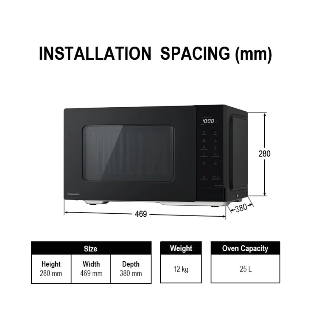 Panasonic 25L Solo Microwave Oven NN-ST34NBMPQ