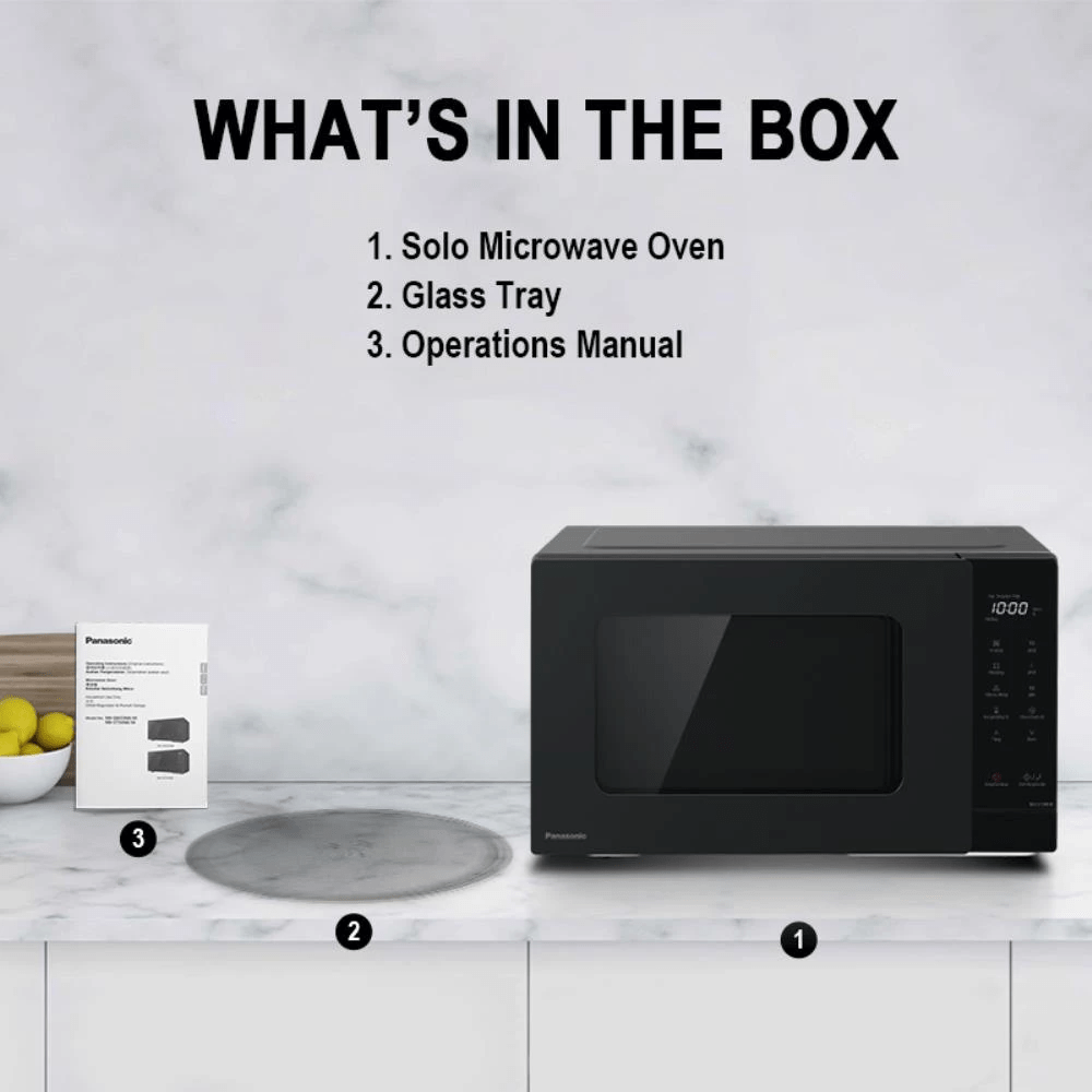 Panasonic 25L Compact Solo Microwave NN-ST34NB