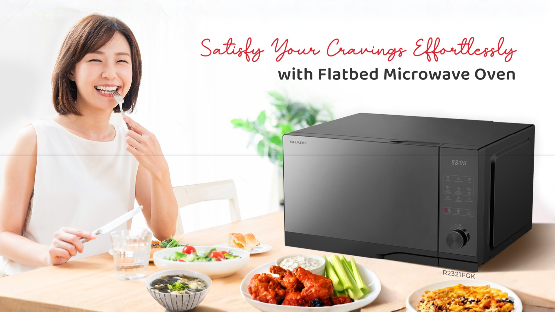 Satisfy Your Cravings Effortlessly with Flatbed Microwave Oven