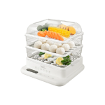 3-Tier Food Steamer with Stainless Steel Tray (19L) MC30