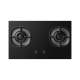 80cm UltimateTaste 700 built-in gas hob with 2 cooking zones