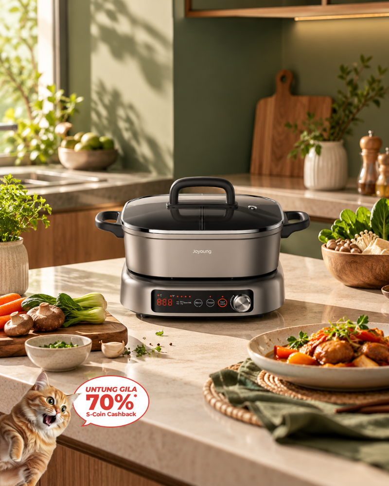 Joyoung 6L IH Electromagnetic Multifunction Hot Pot