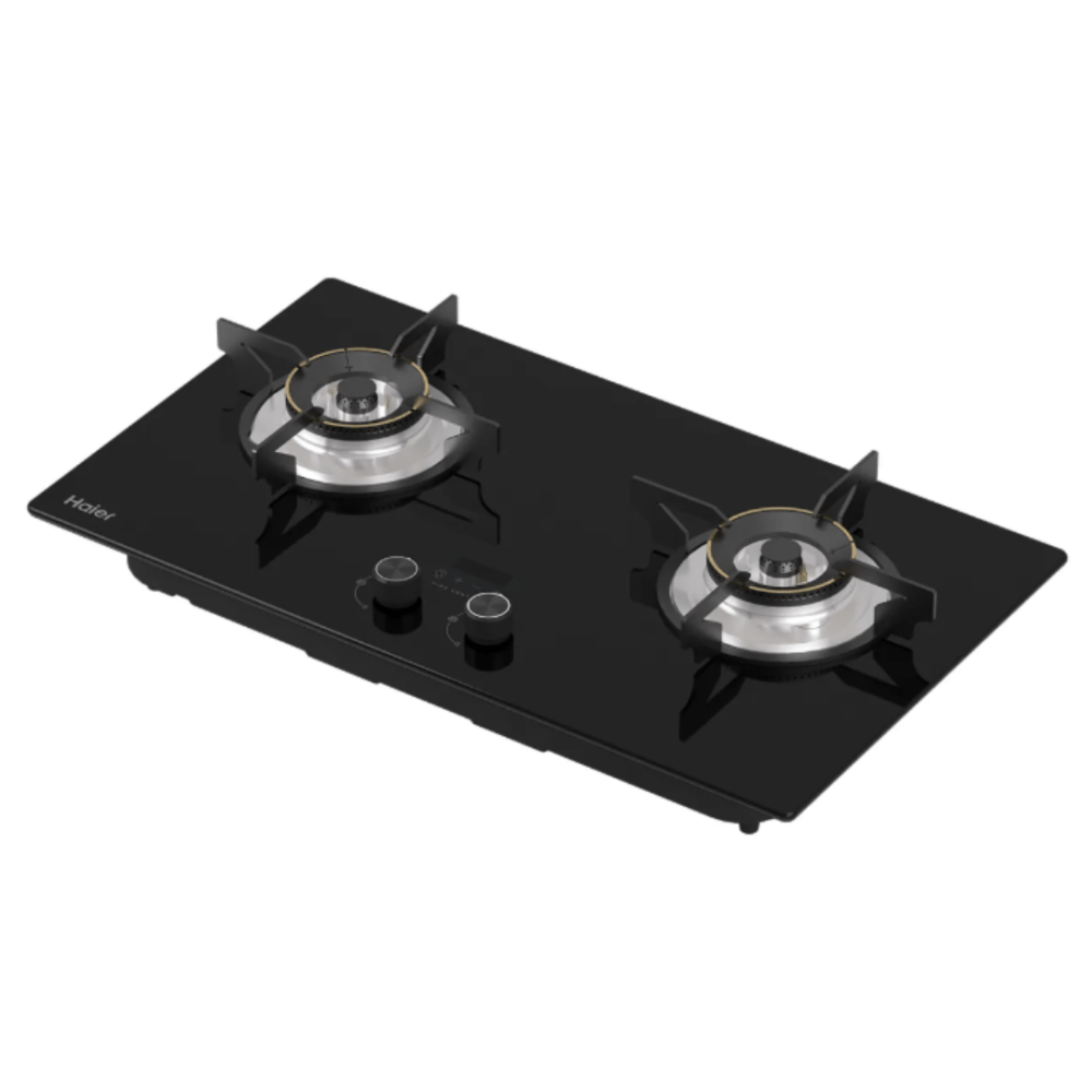 2 BURNER GAS HOB WITH TEMPERED GLASS TOP | HCXQ72TGB - Image 4