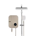 Alpha Instant Shower Heater WES7 Digital Rain Shower Gold with 4.5kW DC Pump ALP-WES7iDIGITALRS.GD