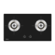 2 BURNER GAS HOB WITH TEMPERED GLASS TOP | HCXQ72TGB