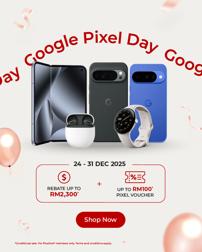 Google Pixel Day promo with up to RM2,300 rebate offer