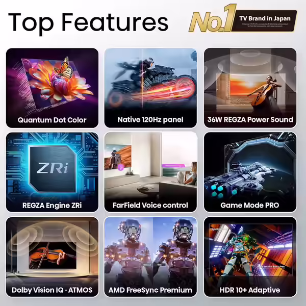 55 Z570RP NATIVE QLED Gaming VIDAA TV - Image 3