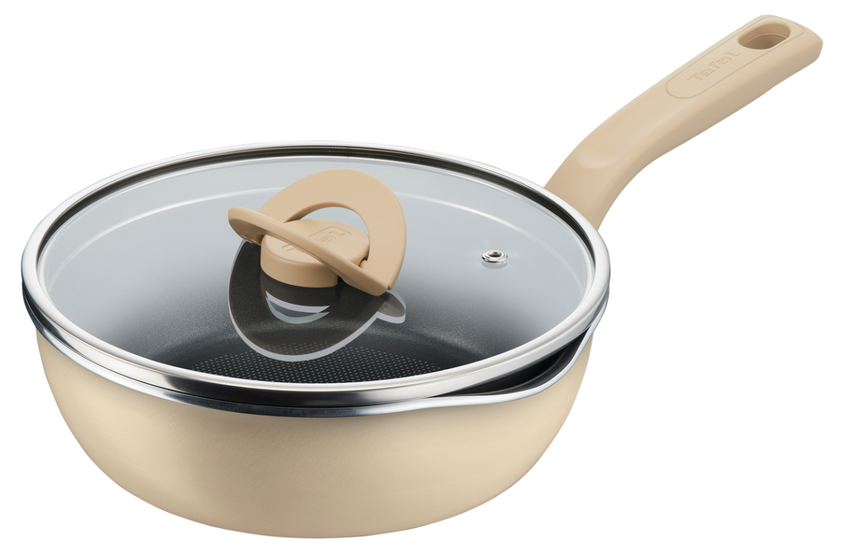 One-Pick-Pot Pan 22cm - Beige - TEF-G16725 - Image 2