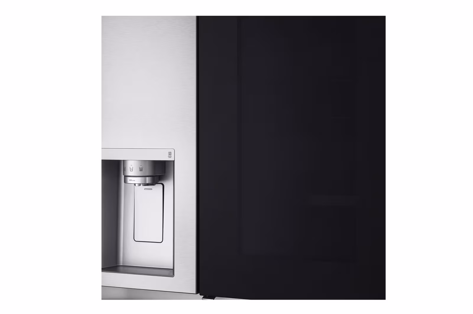 674L SidebySide Fridge with InstaView & DoorinDoor in Noble Steel Finish - Image 4