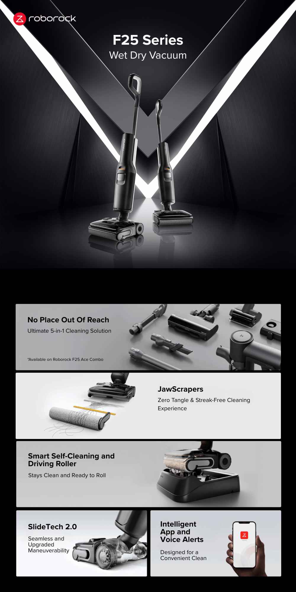 Roborock F25 Series wet and dry vacuum cleaner