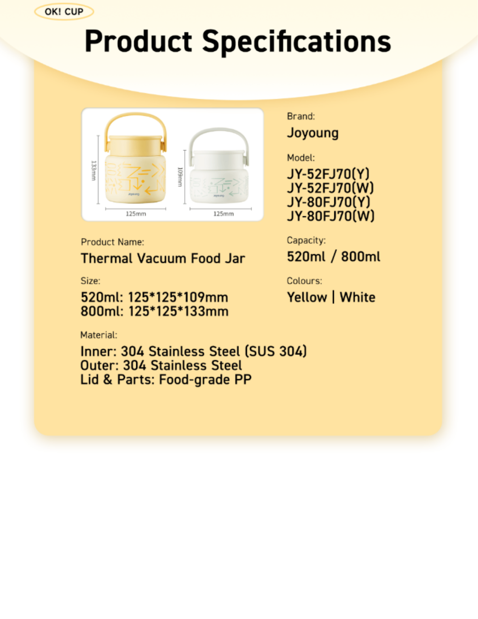 Joyoung Food Jar